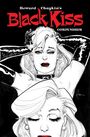 "Howard Chaykin's Black Kiss Compendium" in roter und weißer Schrift. Zeichnung: Frau mit roten Lippen, schwarzer Handschuh.