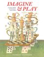 „IMAGINE & PLAY: A Visual Book of Puzzles and Games“ von Norman Messenger. Illustration von Karten und Schachfiguren.