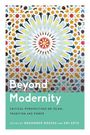 „Beyond Modernity: Critical Perspectives on Islam, Tradition and Power“. Muster wie traditionelle islamische Fliesen.