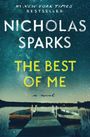 Text: "#1 New York Times Bestseller. Nicholas Sparks. The Best of Me. A Novel." Ein Steg führt in einen ruhigen See unter einem sternklaren Himmel.
