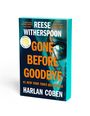 „Gone Before Goodbye“, Reese Witherspoon, Harlan Coben, #1 New York Times Bestseller. Großes Auge im Hintergrund.