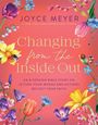 „Changing from the Inside Out“. Buntes Cover mit Blumenillustrationen, lebendig in Rosa- und Violetttönen.