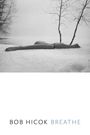 Text: "BOB HICOK BREATHE". Ein nackter Mensch liegt im Schnee, umgeben von kahlen Bäumen.