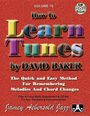 David Baker: Jamey Aebersold Jazz -- How to Learn Tunes, Vol 76, Buch