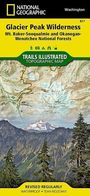National Geographic Maps: Glacier Peak Wilderness Map [Mt. Baker-Snoqualmie and Okanogan-Wenatchee National Forests], KRT