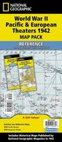 "World War II Pacific & European Theaters 1942 MAP PACK. Reference Maps from the Archive" steht über einer Karte.