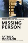 Patrick Modiano: Missing Person, Buch