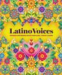 "Latino Voices: Inspiring & Empowering Quotes from Global Thought Leaders" vor farbenfrohem floralen Muster.