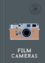 Text oben: "SMALL LUXURIES". Text unten: "FILM CAMERAS". Illustration einer klassischen Kamera.