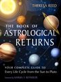 "THE BOOK OF ASTROLOGICAL RETURNS" von Theresa Reed. Illustration von Planeten auf Umlaufbahnen um die Sonne.
