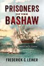 "PRISONERS OF THE BASHAW" oben. Unten ein historisches Seeschlachtgemälde mit Segelschiffen im Kampf.