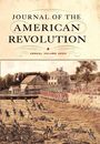 "Journal of the American Revolution: Annual Volume 2024." Eine historische Schlachtszene mit Soldaten und Gebäuden.