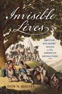 "Invisible Lives: British Soldiers' Wives in the American Revolution" von Don N. Hagist. Gemälde von Soldaten und Frauen.