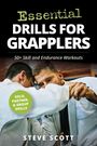 Buchcover: "Essential Drills for Grapplers", "50+ Skill and Endurance Workouts". Zwei Männer im Kampftraining.