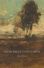 Text: "From Reluctant Earth" und "Lisa Stice". Eine nebulöse Landschaftsillustration in Erdtönen.