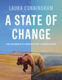 Laura Cunningham, A State of Change, California's Forgotten Landscapes. Illustration eines Bären in einer geteilten Landschaft.