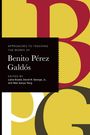 : Approaches to Teaching the Works of Benito Pérez Galdós, Buch