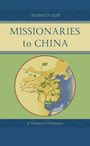 "Missionaries to China: A Historical Dictionary" von Leopold Leeb. Landkarte mit Pflanzenmotiv auf dem Buchcover.