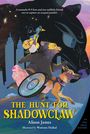 Titel: "The Hunt for Shadowclaw". Untertitel: "A wannabe K-9 hero and two unlikely friends race to capture an escaped panther." Illustrationen zeigen Tiere, darunter ein Hund und eine Ente, die durch eine Stadt rennen.