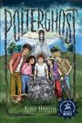 "POLTERGHOST" in Zopfschrift. Fünf Kinder um einen Grabstein. Ein Geist im Hintergrund. Name „Kerry Hansen“ unten.