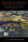 "Romance, Remedies, and Revolution" steht oben. Unten: "Edited by Amelia F. Miller & A. R. Riggs". Illustration historischer Stadt.