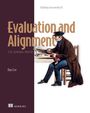 "Evaluation and Alignment: The Seminal Papers" von Han Lee. Illustration eines sitzenden Mannes, der schreibt.