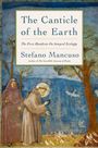 Text: "The Canticle of the Earth," "The First Manifesto On Integral Ecology," "Stefano Mancuso." Illustration zweier Mönche in der Natur.
