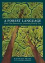 "A Forest Language: Words That Illuminate the Astonishing World of Trees" von Hannah Fries, Vorwort von Maria Popova. Illustration von Bäumen.