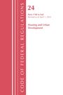 Office Of The Federal Register (U S: Code of Federal Regulations, Title 24 Housing Urban Dev 1700-End 2024, April 1, 2024, Buch