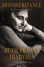 Titel: "DISINHERITANCE", Untertitel: "The Rediscovered Stories". Autorin: "Ruth Prawer Jhabvala". Preis: "Winner of the Booker Prize". Schwarz-weiß Porträt einer nachdenklichen Frau.
