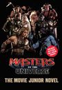 "Masters of the Universe: The Movie Junior Novel." Mehrere Fantasy-Charaktere in actionreicher Pose.