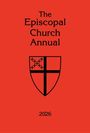 „The Episcopal Church Annual 2026“ in schwarzem Text auf rotem Hintergrund, darüber ein Wappenschild.