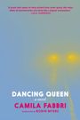 "Dancing Queen", ein Roman von Camila Fabbri, übersetzt von Robin Myers. Heller Nebel mit zwei gelben Lichtern im Hintergrund.