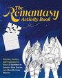 "The Romantasy Activity Book" - Puzzles, Spiele für Fans von Enemies to Lovers. Zwei Fantasy-Charaktere, Engel mit Flügeln.