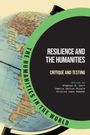 „Resilience and the Humanities: Critique and Testing“. Ein Globus schräg gekippt, mit Text in einem grünen Bogen.