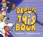 Text: "DEBUG THIS BOOK" in großen gelben Buchstaben; Autoren: Omar Abed und Julie Rowan-Zoch. Illustrationen von Personen mit Lupe.
