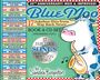 "20th Anniversary! Moo & Improved! Blue Moo. 17 Jukebox Hits from Way Back Never. Illustration mit Kuh und Saxophon."