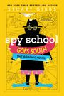 "Spy School Goes South: The Graphic Novel." Ein Agent mit Sonnenbrille und Schwimmflossen vor einer Comic-Collage.