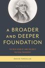 „A Broader and Deeper Foundation“; „The Bold Vision of James Wilson's Political Philosophy“; Autor: David Ferkaluk. Porträt oben.