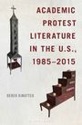"ACADEMIC PROTEST LITERATURE IN THE U.S., 1985–2015, Derek DiMatteo." Darstellungen von einem Turm und einer Treppe mit Eiern.
