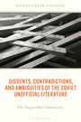 Titel: DISSENTS, CONTRADICTIONS, AND AMBIGUITIES OF THE SOVIET UNOFFICIAL LITERATURE. Graue Struktur geometrisch.