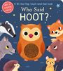 : Who Said Hoot?, Buch