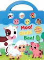 Maggie Fischer: Moo, Oink, Baa! (6-Button Sound Farm Book), Buch