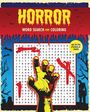 Editors Of Thunder Bay Press: Horror Word Search and Coloring, Buch