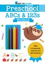Editors of Silver Dolphin Books: Ready to Learn: Preschool ABCs & 123s Workbook, Buch