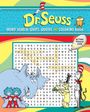 "Dr. Seuss Word Search, Quips, Quotes and Coloring Book." Figuren aus Dr. Seuss-Büchern und hervorgehobene Wörter.