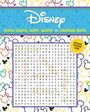Oben steht "Disney". Darunter "Word Search, Quips, Quotes and Coloring Book" und ein Suchrätsel mit Filmnamen.