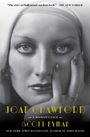 "Joan Crawford: A Woman's Face" von Scott Eyman. Schwarz-weiß Porträt mit elegantem Make-up und eindringlichem Blick.
