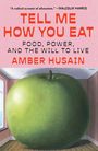 "Tell Me How You Eat: Food, Power, and the Will to Live" von Amber Husain. Illustration: Riesiger Apfel in einem Zimmer.