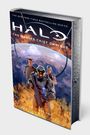 „Halo: The Master Chief Omnibus“ von Eric Nylund und William C. Dietz. Ein futuristischer Krieger im Vordergrund.